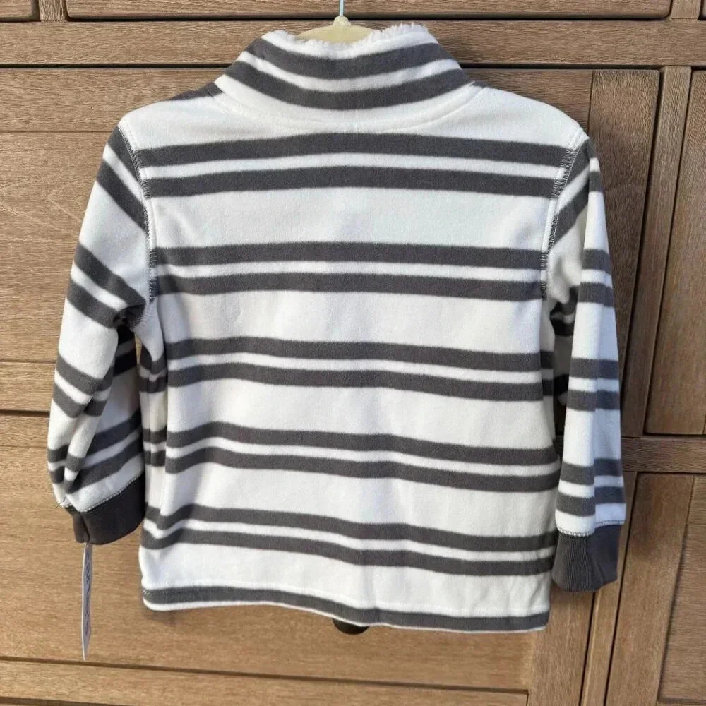 NWT Carter's 18 month fleece striped sweater sweatshirt